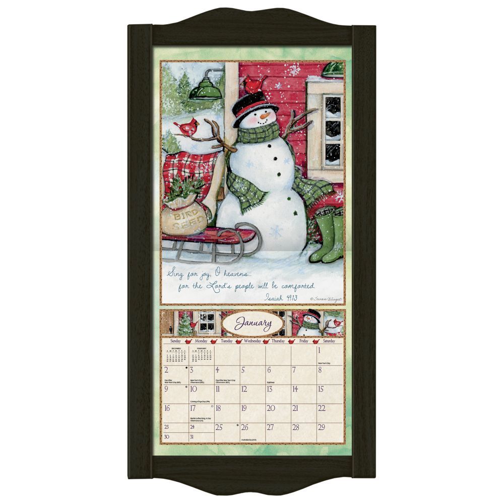Lang Companies, Vertical Wall Calendar Frame Black Diamond Finish