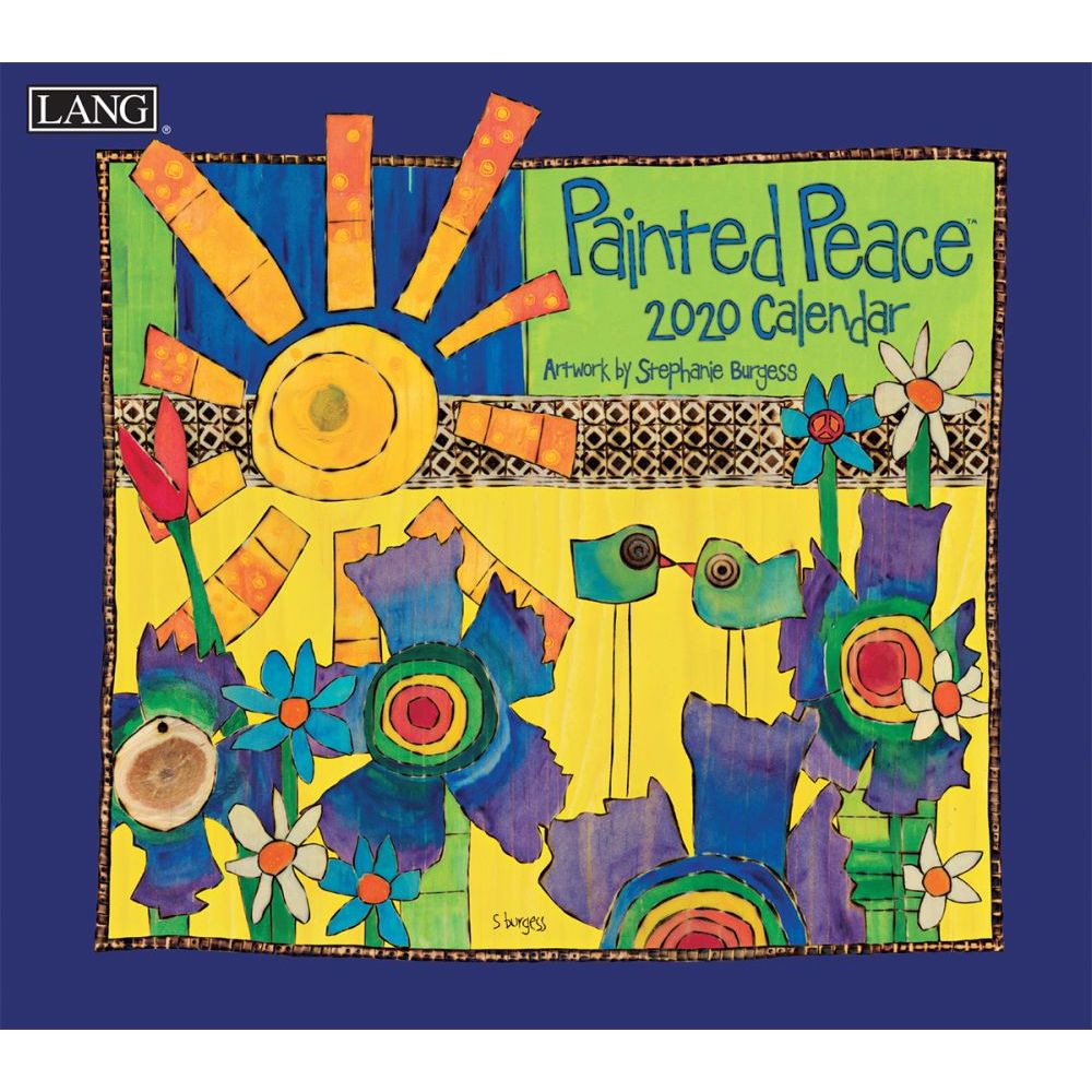 Painted Peace Wall Calendar 2020 eBay
