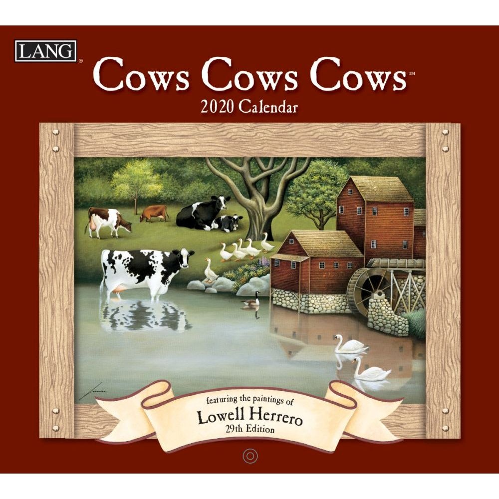 cows-cows-cows-wall-calendar-2020-ebay