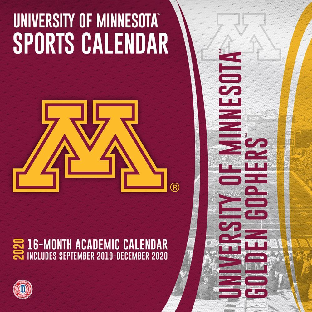 Minnesota Golden Gophers Wall Calendar 2020 eBay