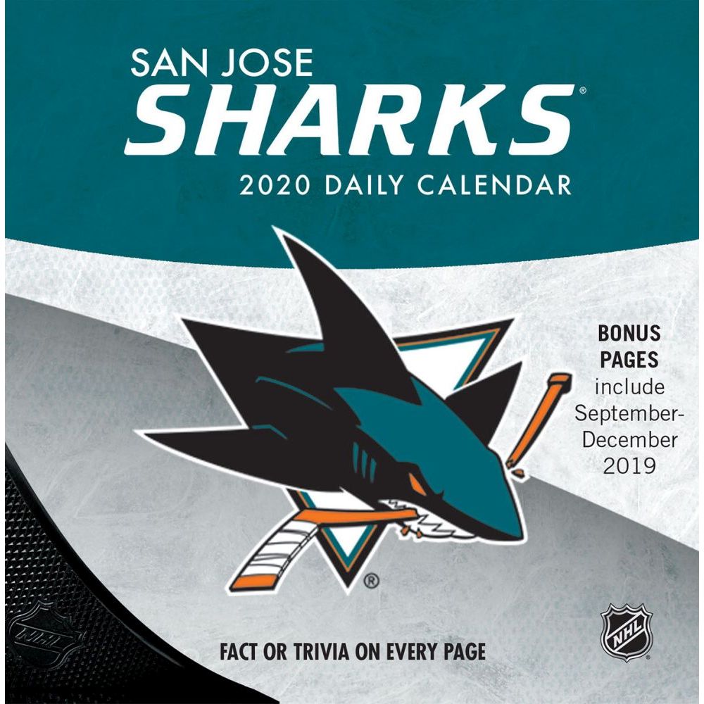 San Jose Sharks Desk Calendar 2020 eBay