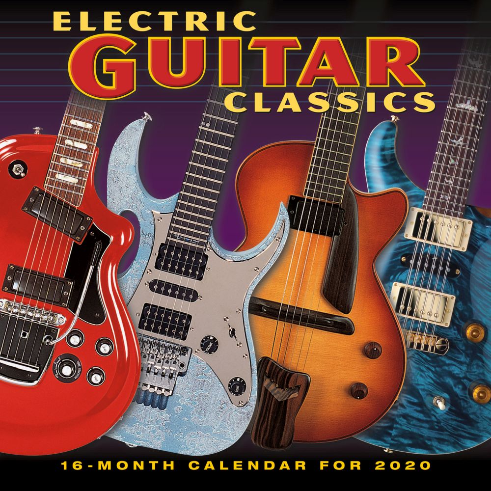 Electric Guitar Wall Calendar 2020 | eBay