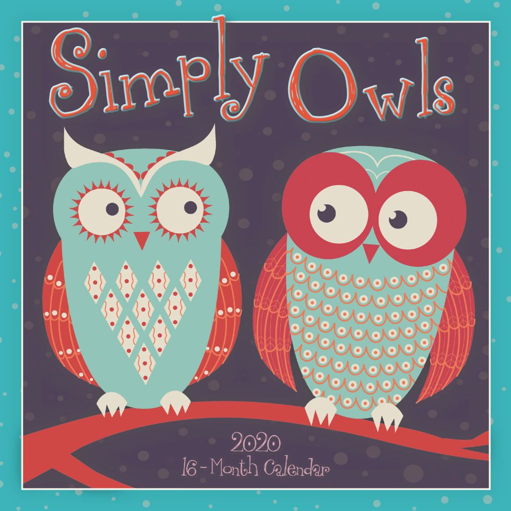 Simply Owls Wall Calendar 2020 eBay
