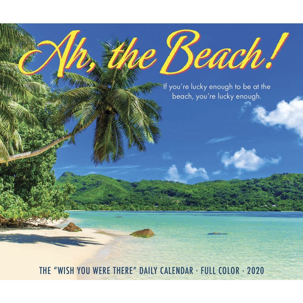 ah-the-beach-desk-calendar-2020-ebay