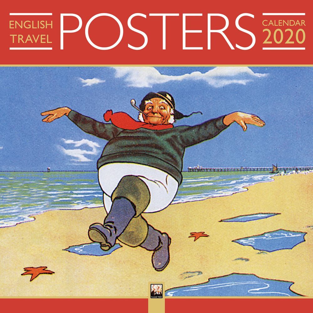 English Travel Posters Wall Calendar 2020 (Art Calendar) (2019