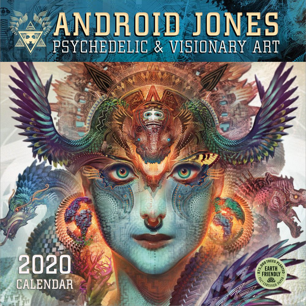Jones Psychedelic Art Wall Calendar 2020 | eBay