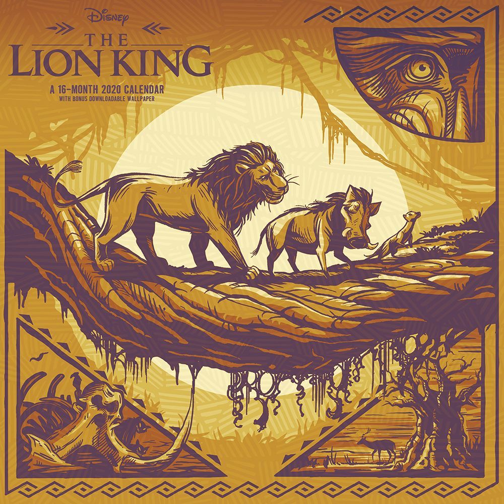 Lion King Live Action Wall Calendar 2020 eBay