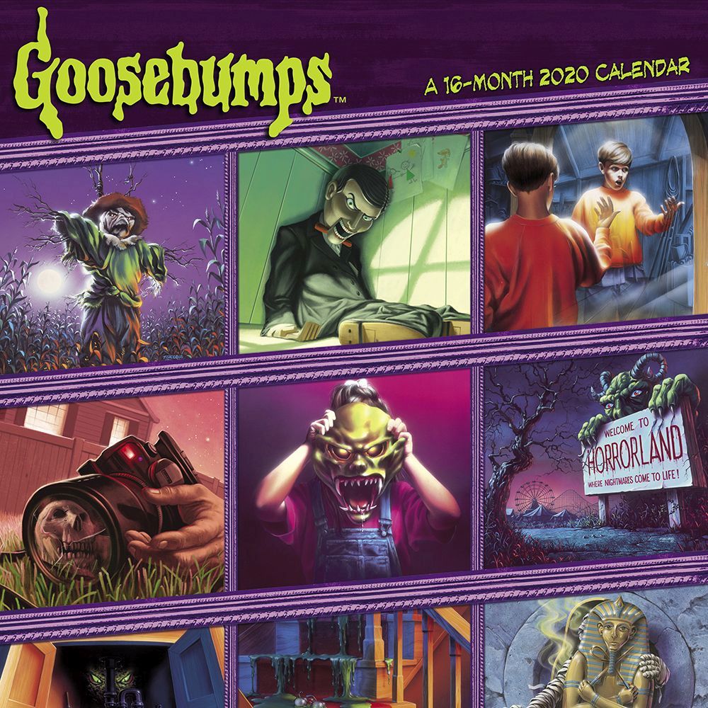 Goosebumps Wall Calendar 2020 eBay