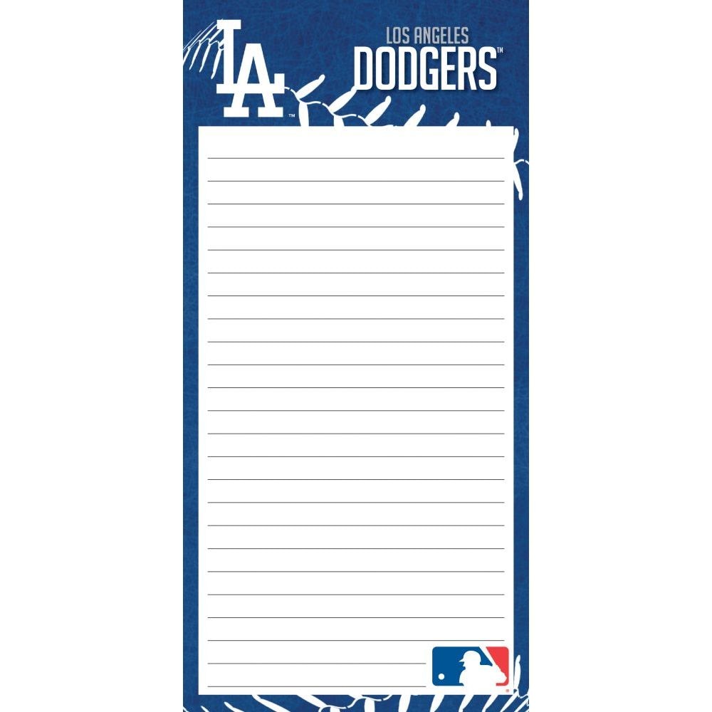 Los Angeles Dodgers List Pad 