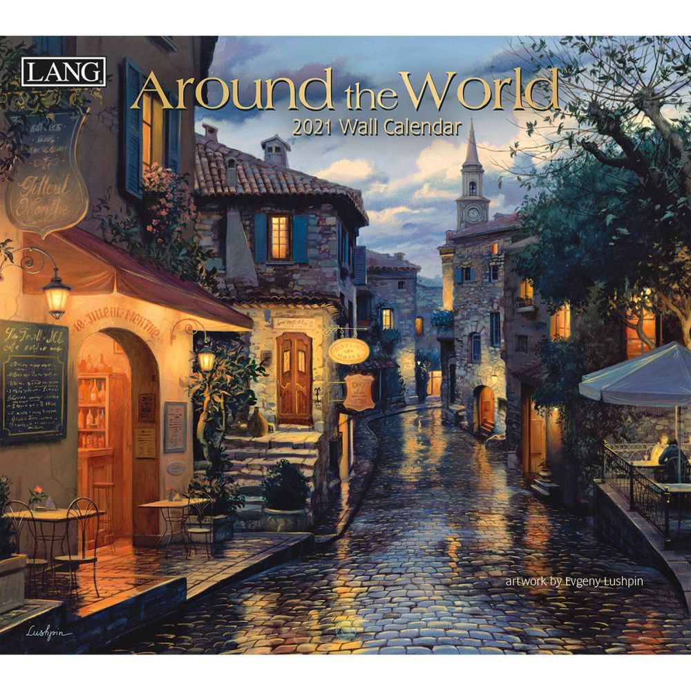 Around the World Wall Calendar by Eugene Lushpin 739744203544 eBay