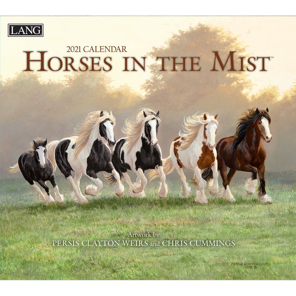 horses-in-the-mist-wall-calendar-by-persis-clayton-weirs-739744203834-ebay