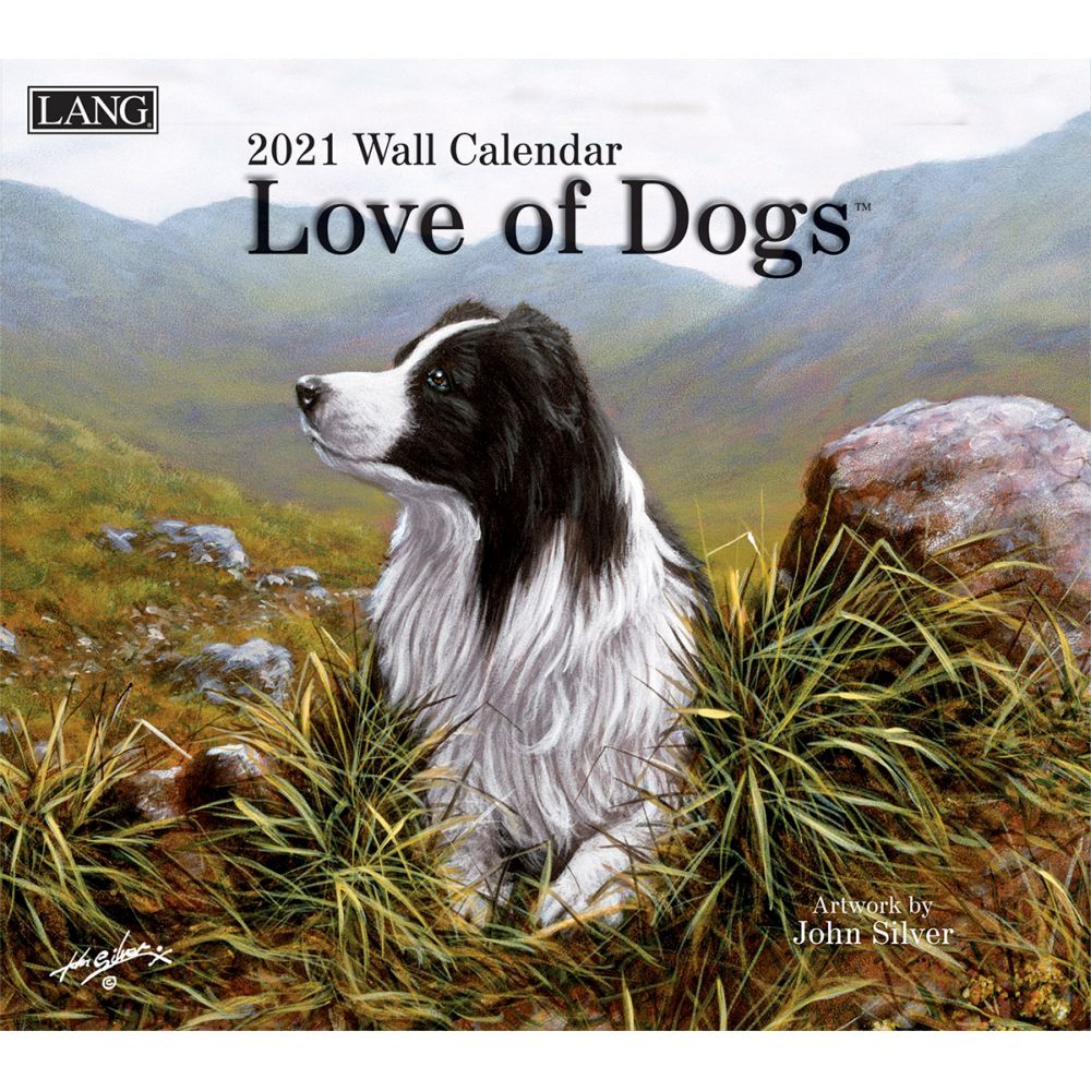 Love of Dogs Wall Calendar by John Silver 739744203933 eBay
