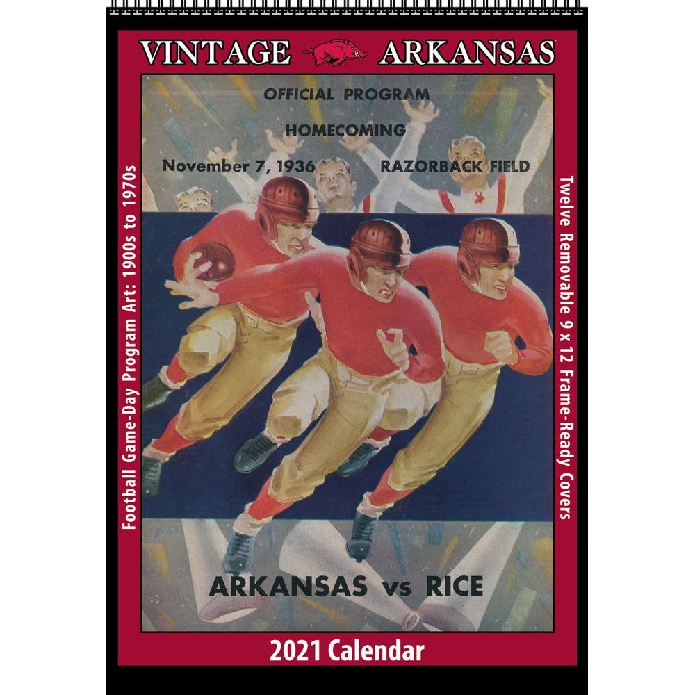 Arkansas Vintage Football Wall Calendar eBay