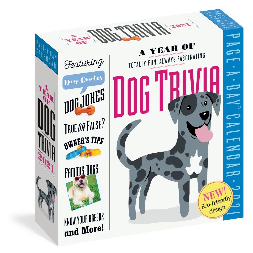 Dog Trivia Desk Calendar 9781523509058 eBay