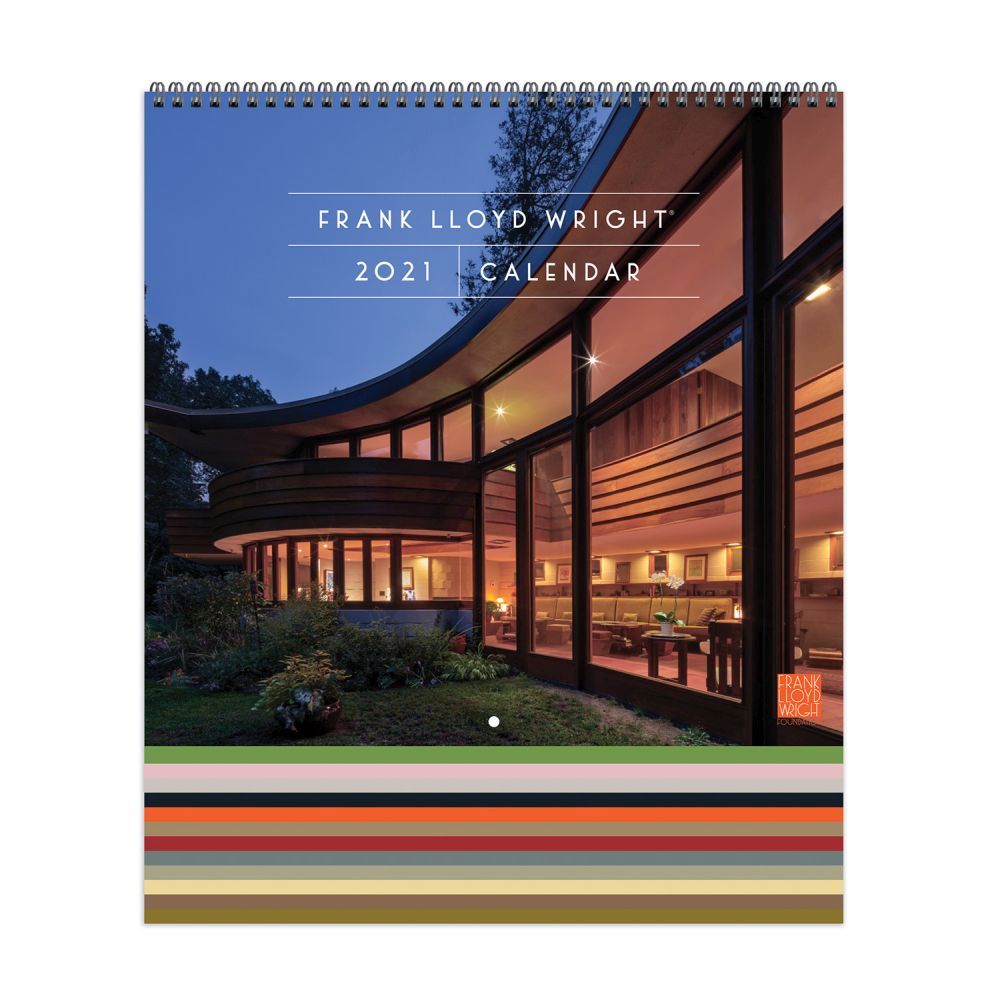 Frank Lloyd Wright 2021 Tiered Wall Calendar (2020, Calendar) for sale