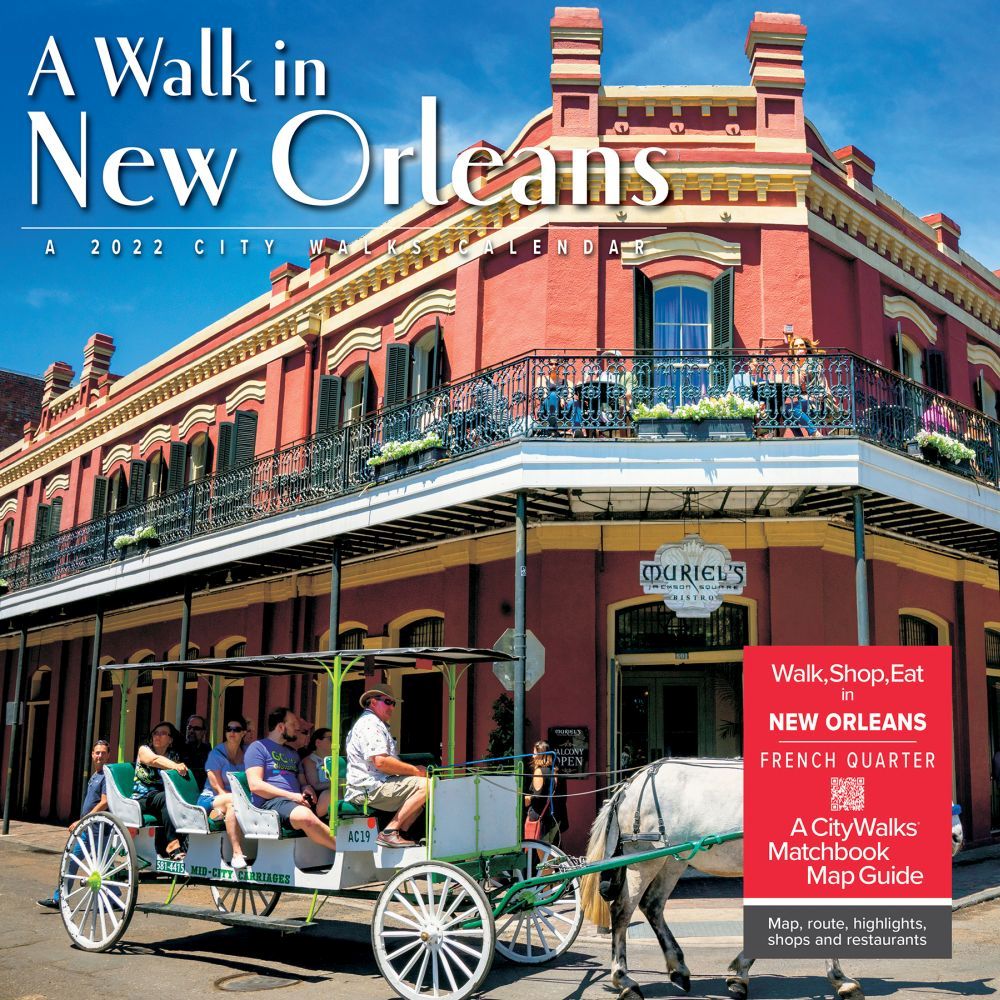 A Walk in New Orleans 2022 Wall Calendar by Willow Creek Press (2021