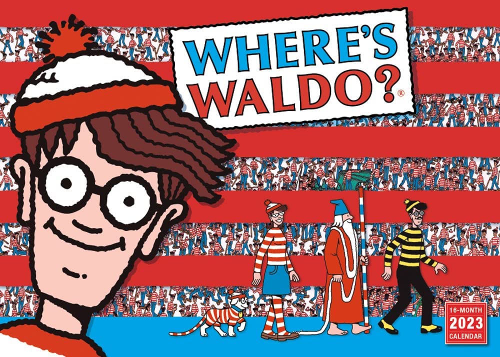 SELLERS PUBLISHING, Wheres Waldo 2023 Wall Calendar 18.20 PicClick