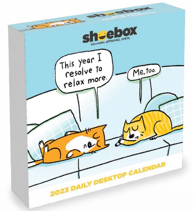 TF PUBLISHING, Shoebox 2023 Daily Desktop Calendar 24.15 PicClick