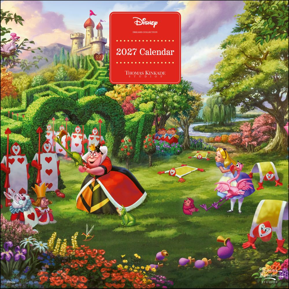 Thomas Kinkade Disney Collection 2027 Wall Calendar