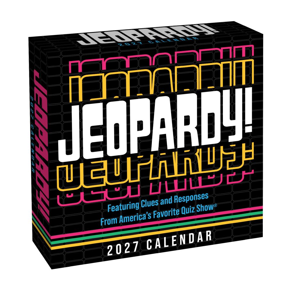 Jeopardy 2027 Desk Calendar