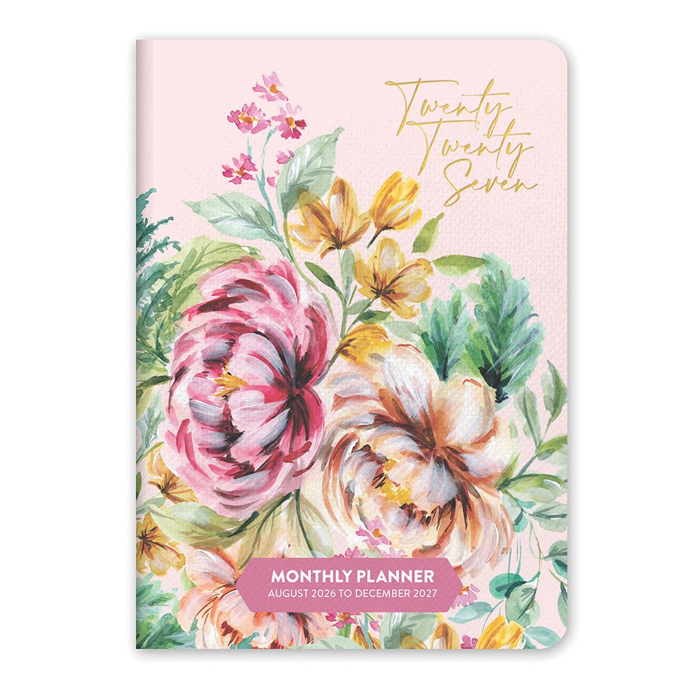 Bella Flora 2027 Monthly Pocket Planner