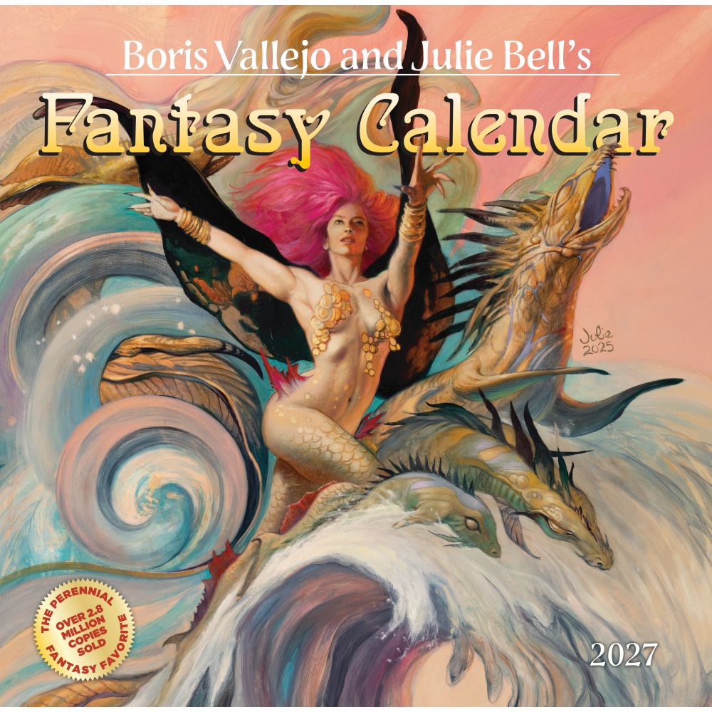 Boris Vallejo and Julie Bell's Fantasy 2027 Wall Calendar
