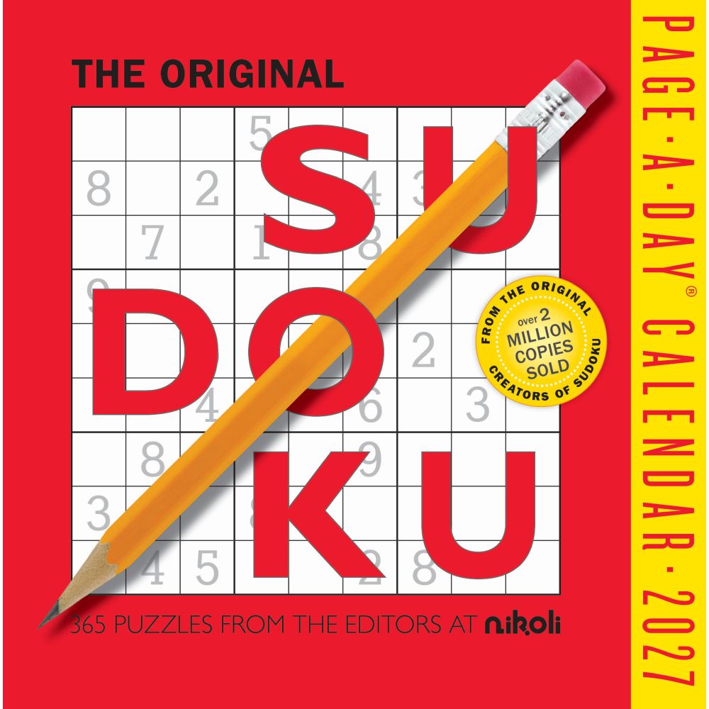Sudoku 2027 Desk Calendar