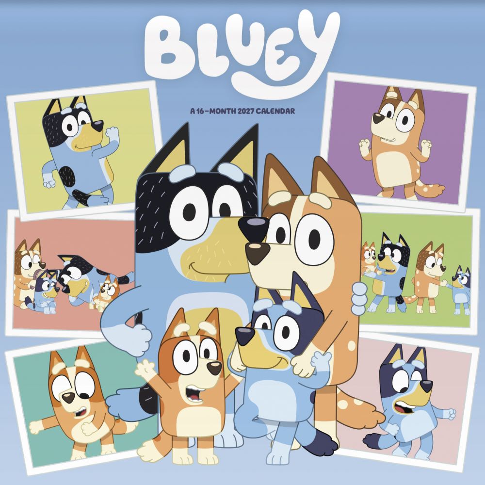 Bluey 2027 Wall Calendar