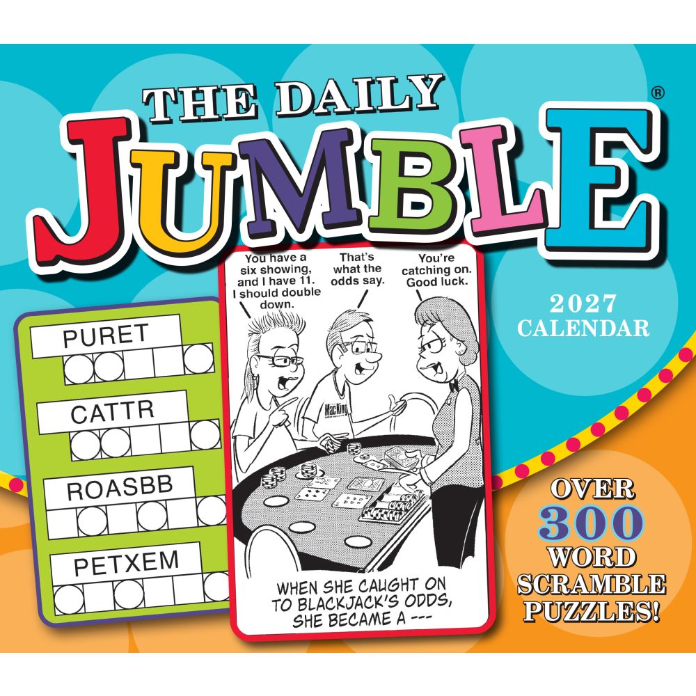 Daily Jumble 2027 Desk Calendar